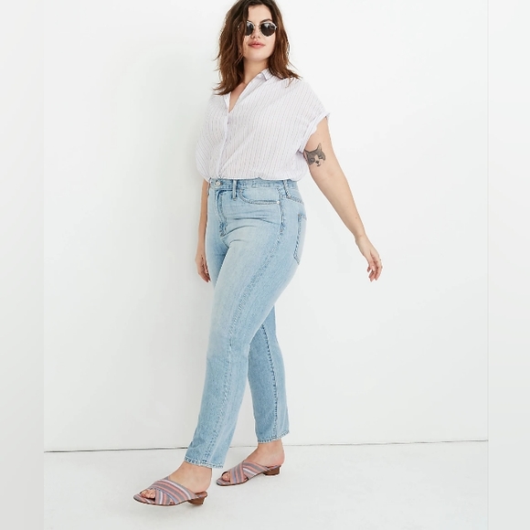 🆕Madewell The Curvy Perfect Vintage Jean Women's Plus Size 37 - Picture 4 of 16
